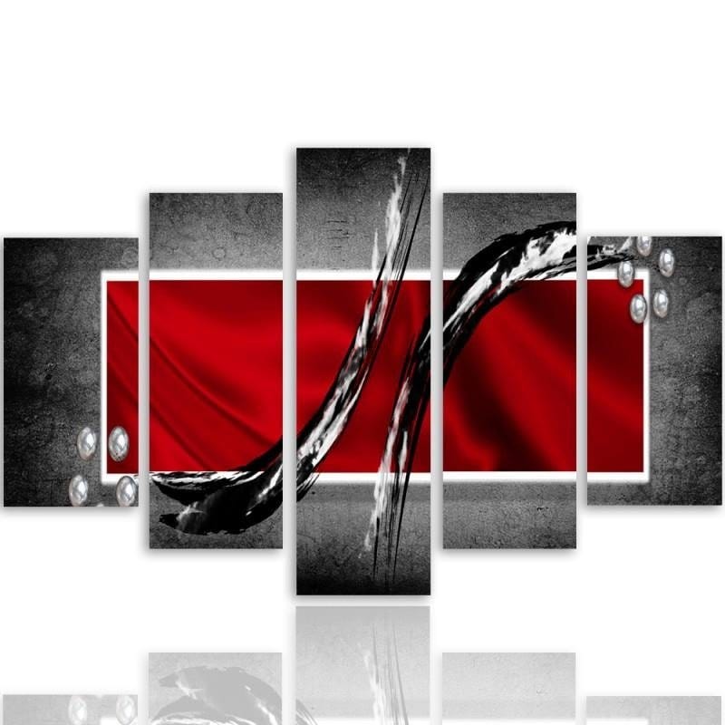 Kanva no 5 daļām - Type A, Abstract 2 Home Trends DECO