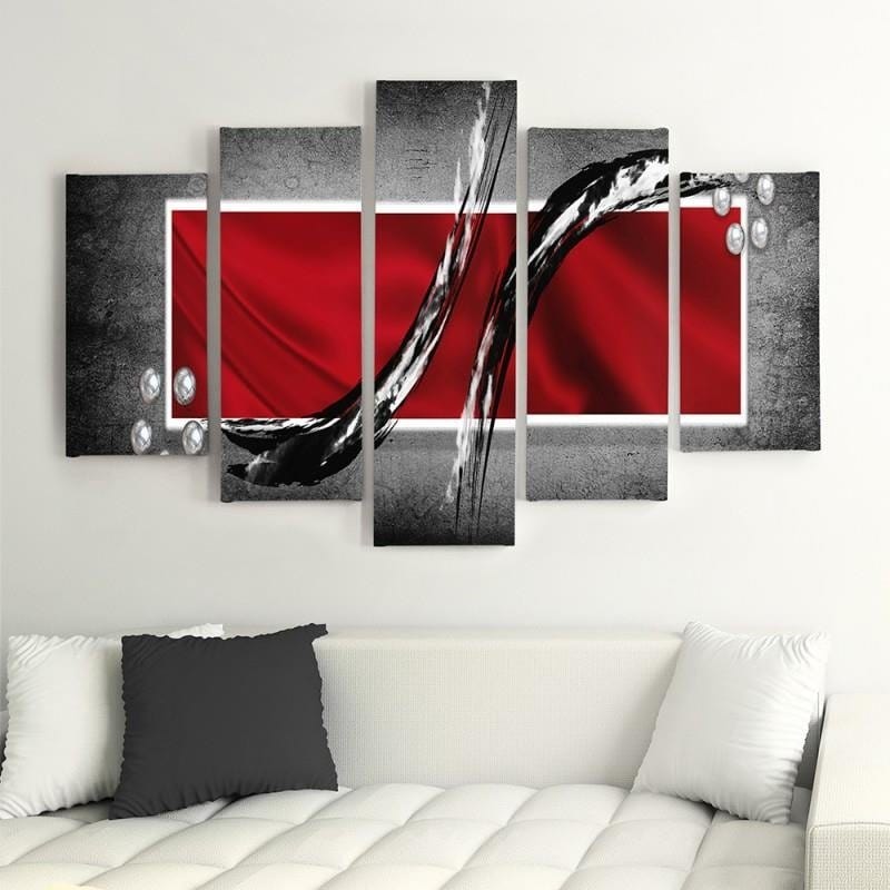 Kanva no 5 daļām - Type A, Abstract 2  Home Trends DECO