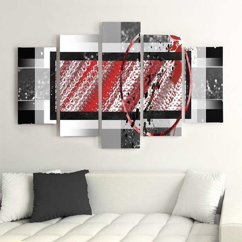 Kanva no 5 daļām - Type A, Abstract Composition 1  Home Trends DECO