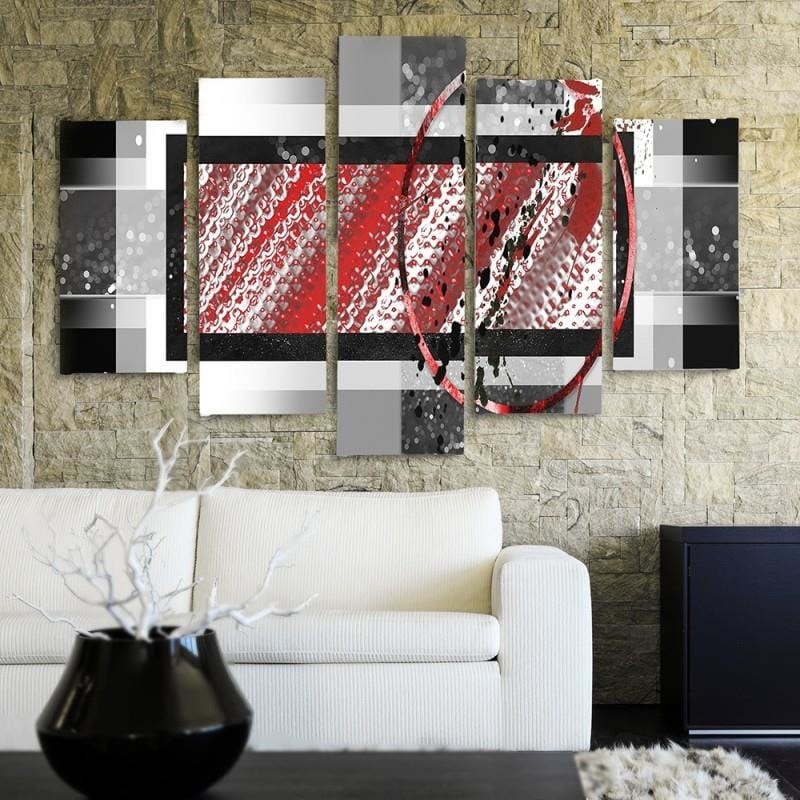 Kanva no 5 daļām - Type A, Abstract Composition 1  Home Trends DECO