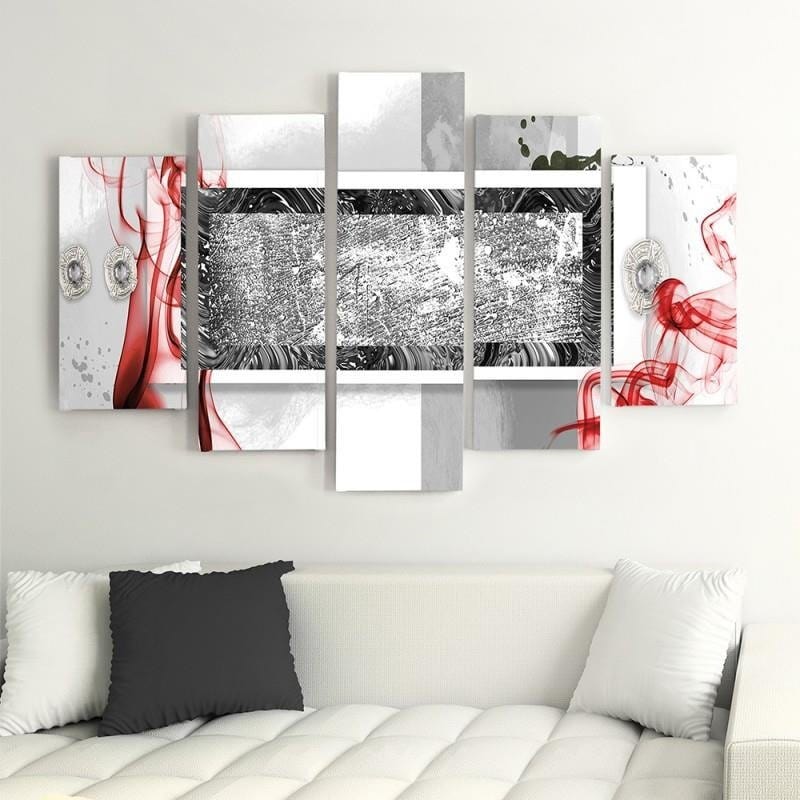 Kanva no 5 daļām - Type A, Abstract Composition 2  Home Trends DECO