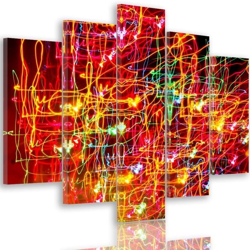 Kanva no 5 daļām - Type A, Abstraction 10 Home Trends DECO