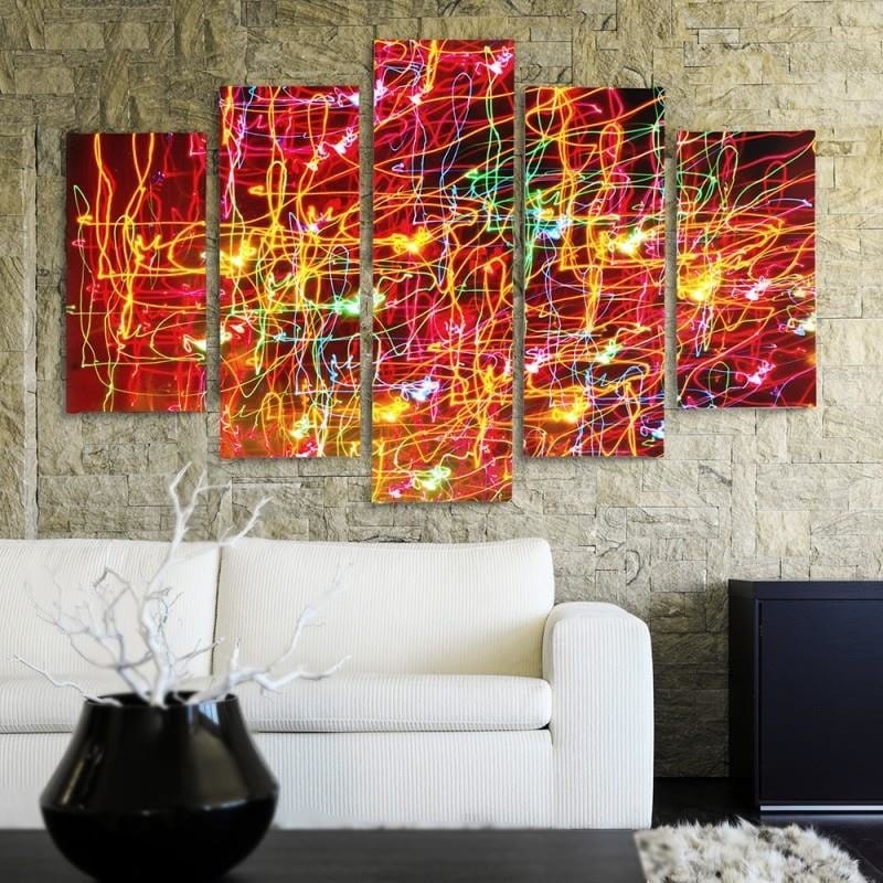 Kanva no 5 daļām - Type A, Abstraction 10 Home Trends DECO