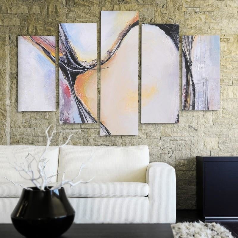 Kanva no 5 daļām - Type A, Abstraction 35  Home Trends DECO