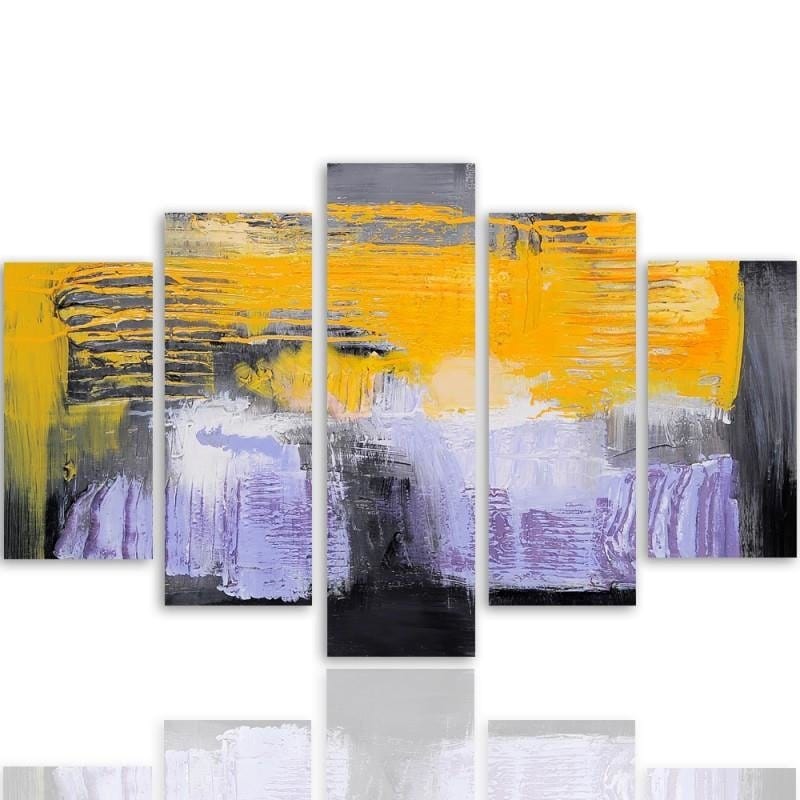 Kanva no 5 daļām - Type A, Abstraction 37 Home Trends DECO