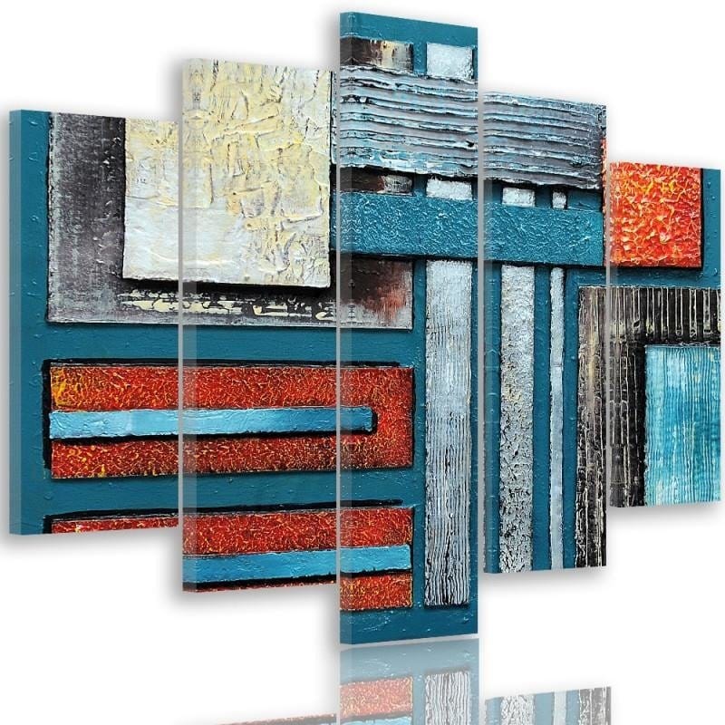Kanva no 5 daļām - Type A, Abstraction 59 Home Trends DECO