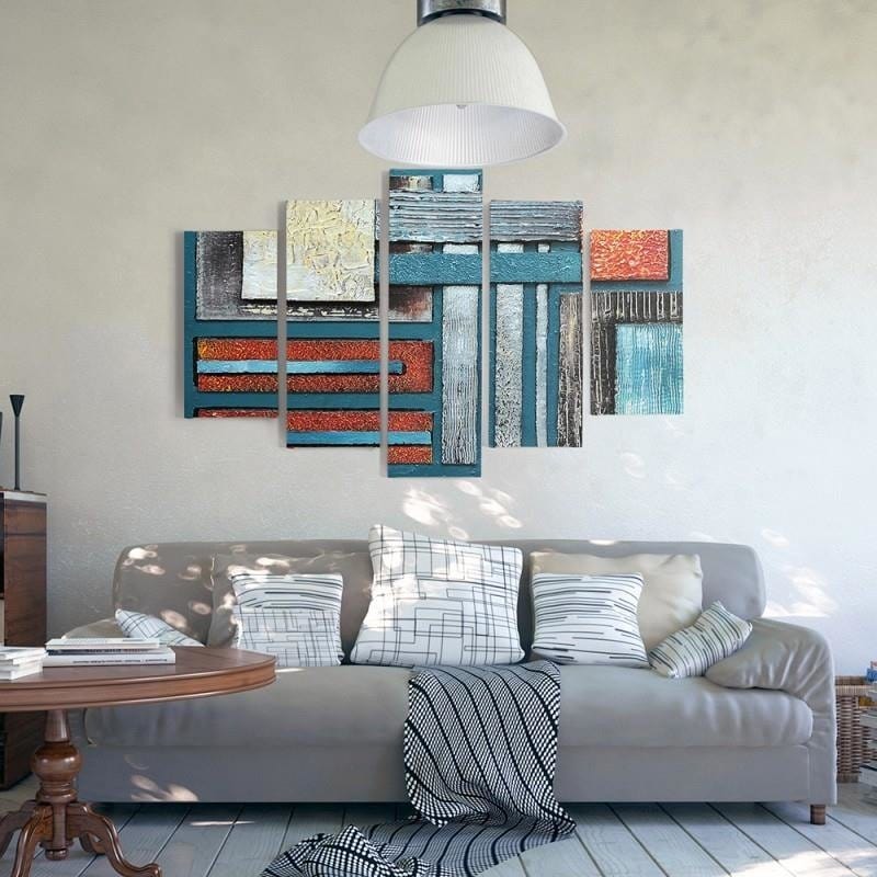 Kanva no 5 daļām - Type A, Abstraction 59 Home Trends DECO