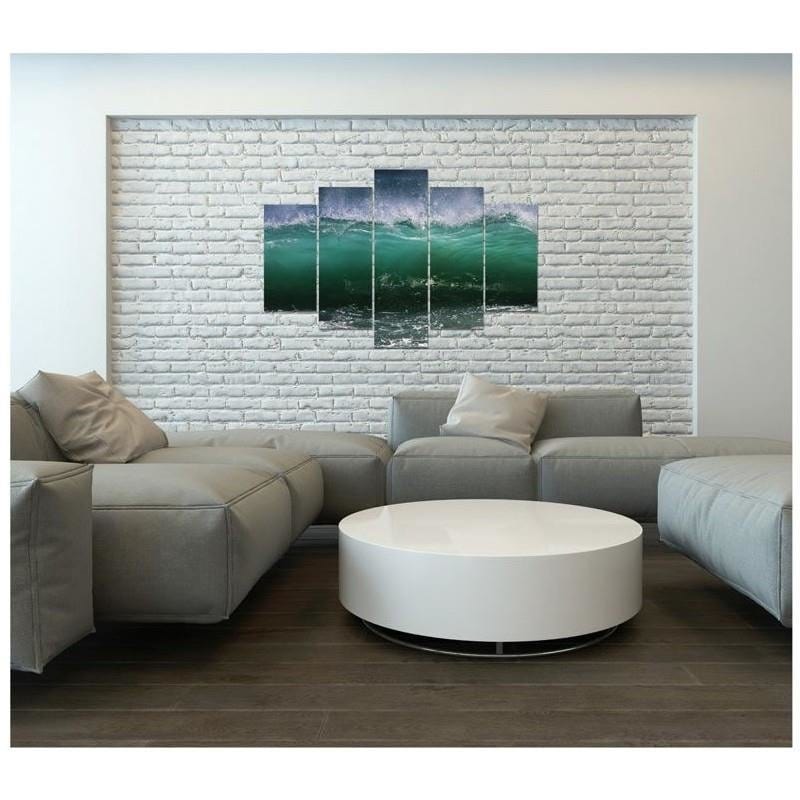 Kanva no 5 daļām - Type A, Agitated Wave 2 Home Trends DECO