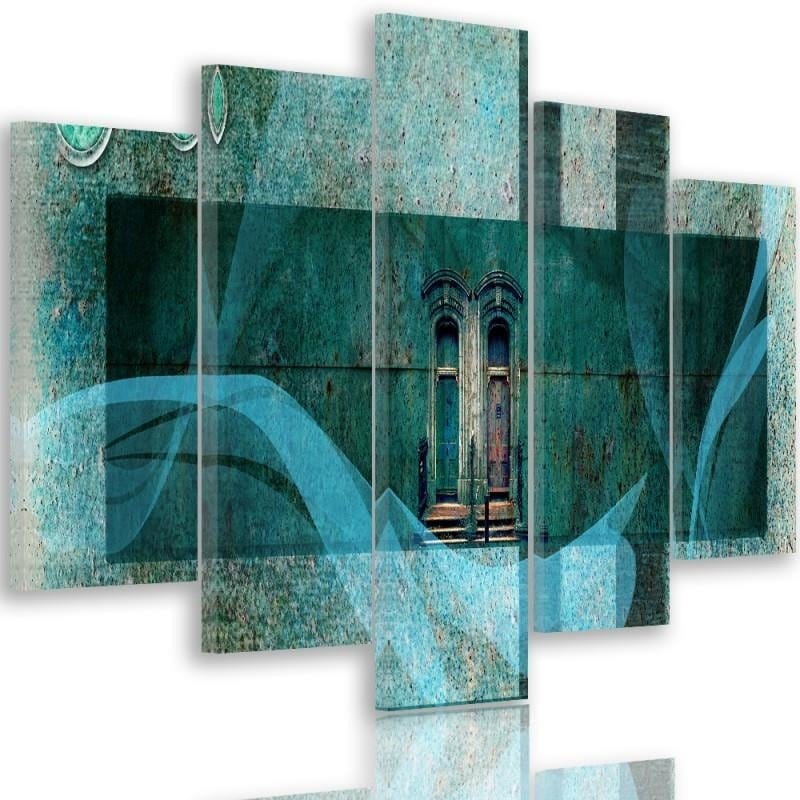 Kanva no 5 daļām - Type A, Architectural Motif Home Trends DECO