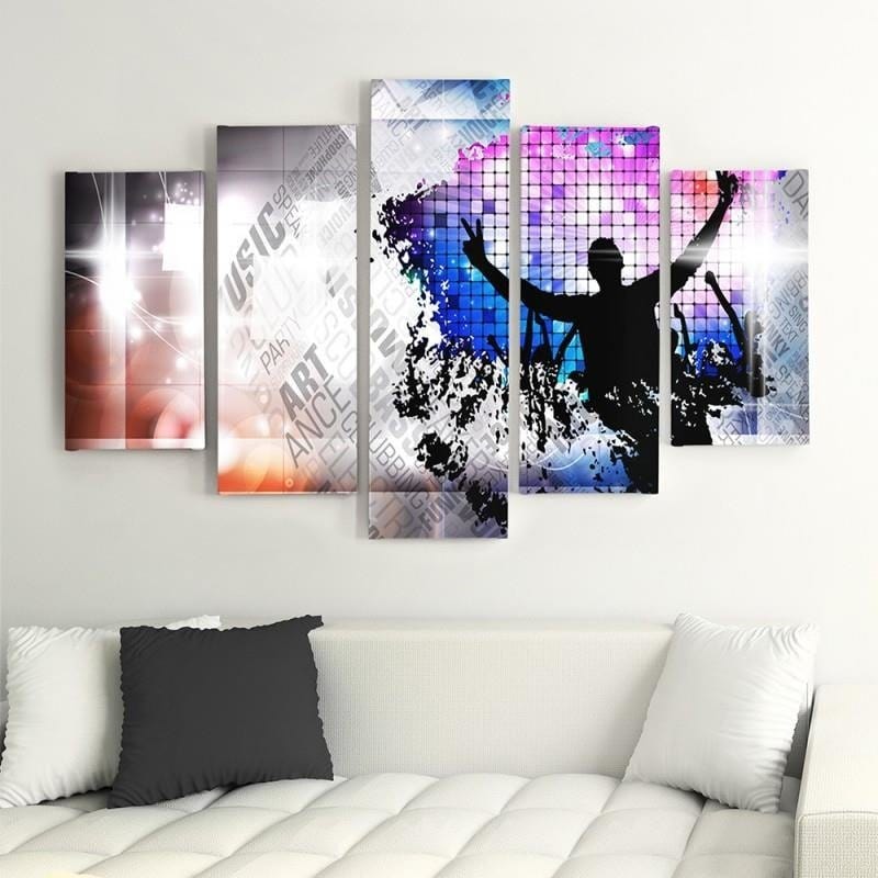 Kanva no 5 daļām - Type A, Art Dance Home Trends DECO