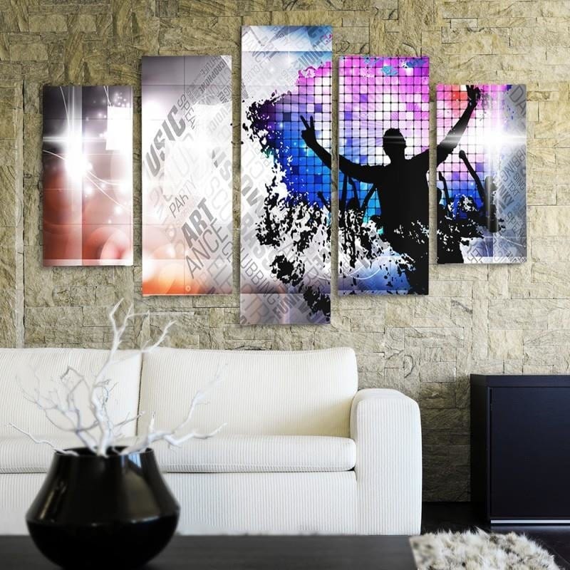 Kanva no 5 daļām - Type A, Art Dance Home Trends DECO