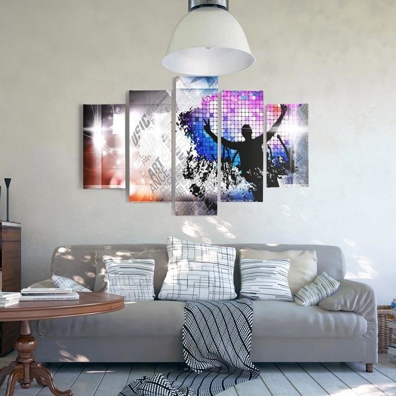 Kanva no 5 daļām - Type A, Art Dance Home Trends DECO