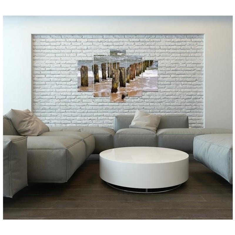 Kanva no 5 daļām - Type A, Breakwaters On The Beach Home Trends DECO