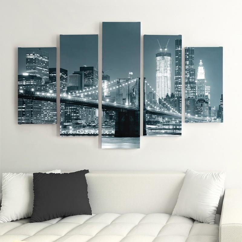 Kanva no 5 daļām - Type A, Bridge  Home Trends DECO