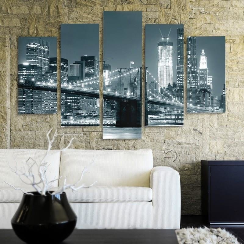 Kanva no 5 daļām - Type A, Bridge  Home Trends DECO