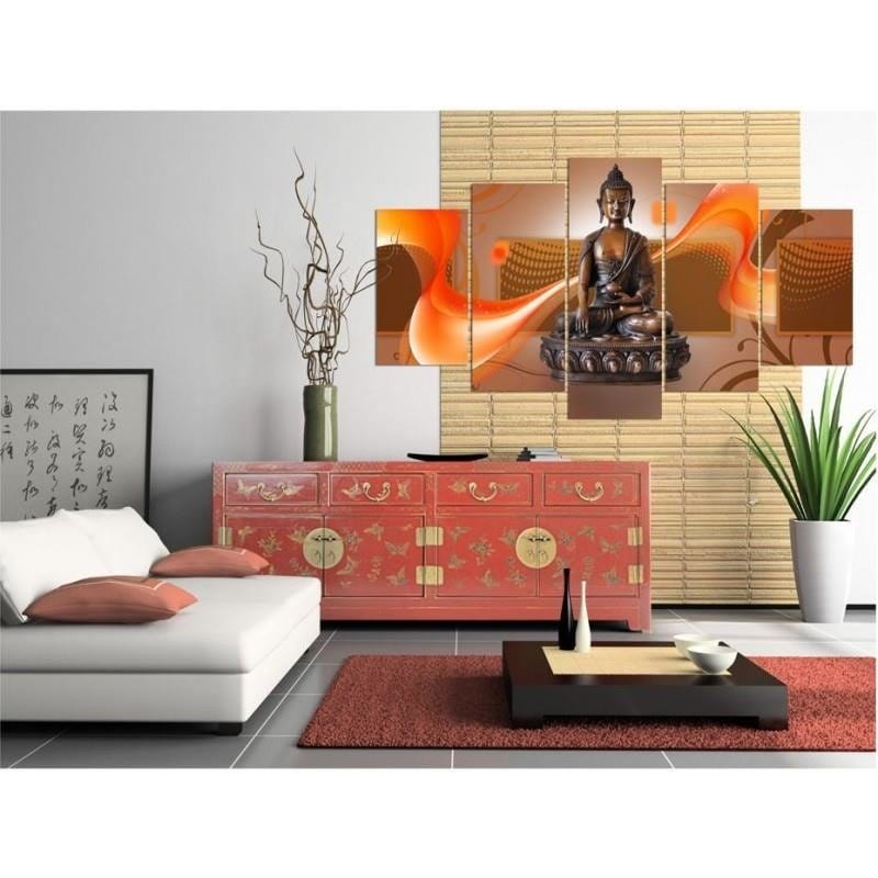 Kanva no 5 daļām - Type A, Bronze Buddha Home Trends DECO