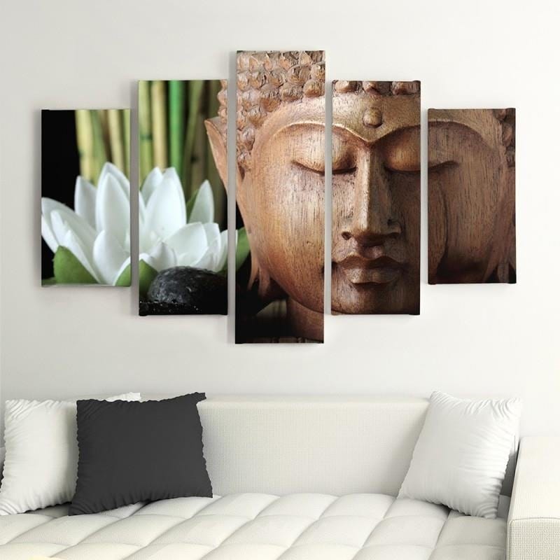 Kanva no 5 daļām - Type A, Buddha 3 Home Trends DECO