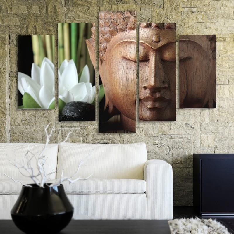 Kanva no 5 daļām - Type A, Buddha 3 Home Trends DECO