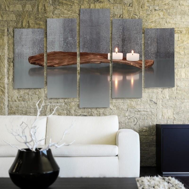 Kanva no 5 daļām - Type A, Candles Home Trends DECO