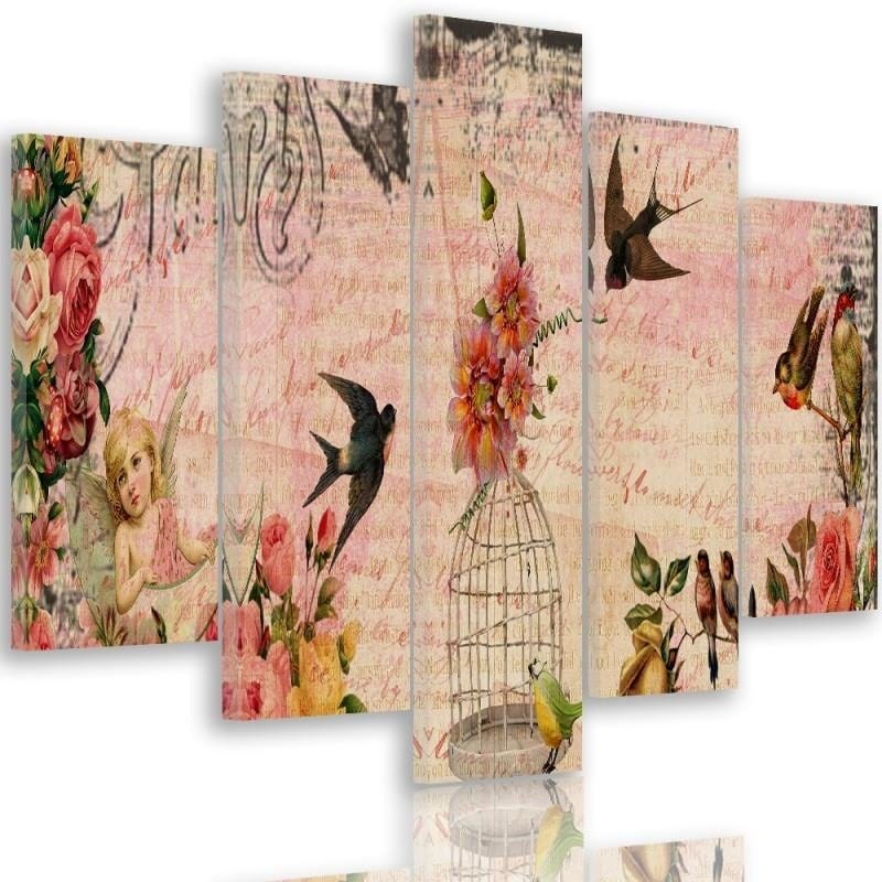 Kanva no 5 daļām - Type A, Card From Paris Home Trends DECO