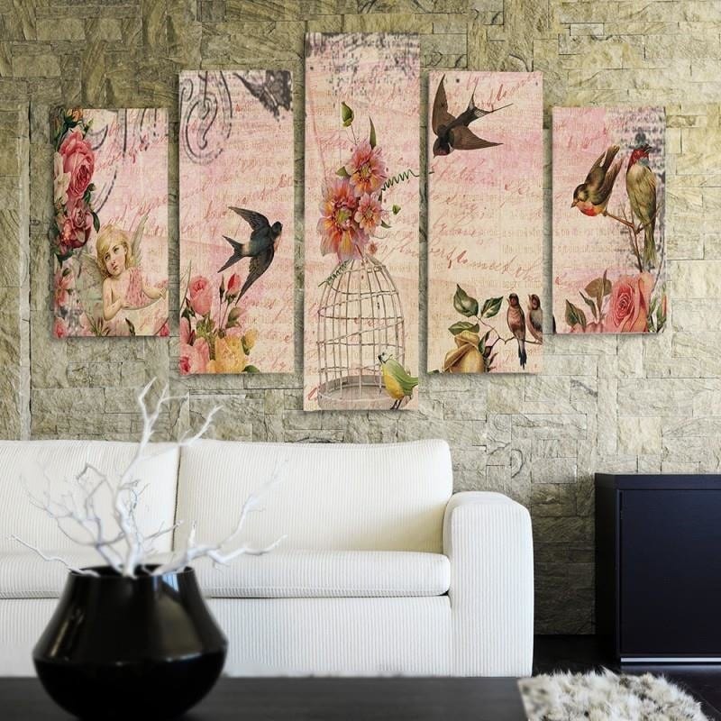 Kanva no 5 daļām - Type A, Card From Paris  Home Trends DECO