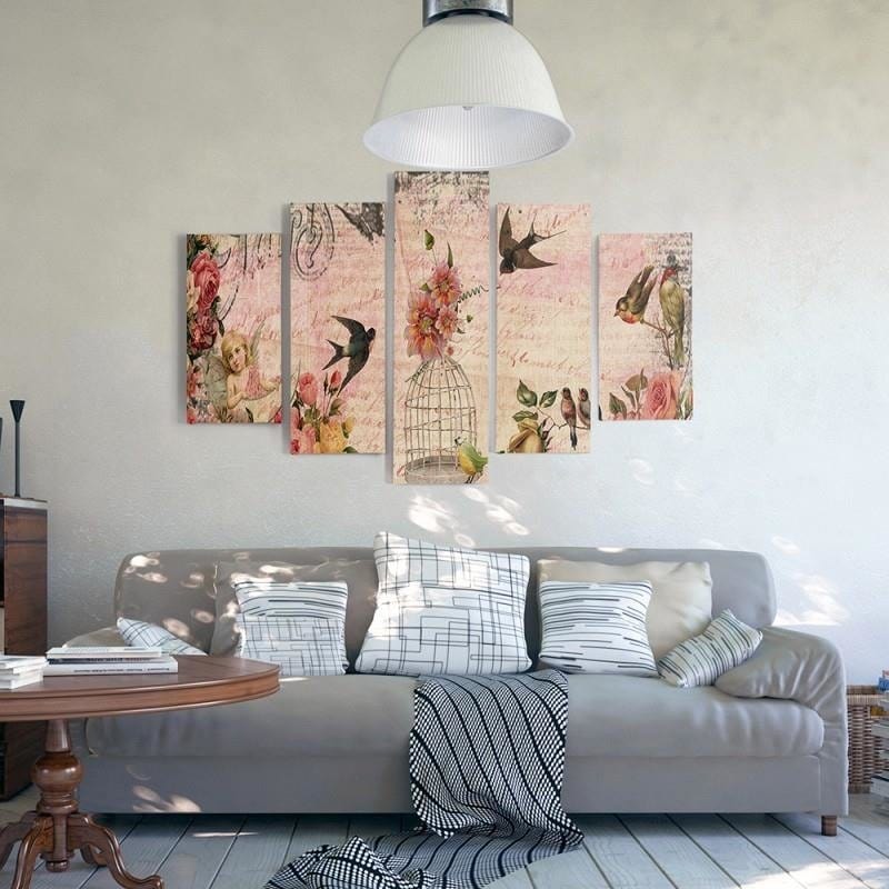 Kanva no 5 daļām - Type A, Card From Paris  Home Trends DECO