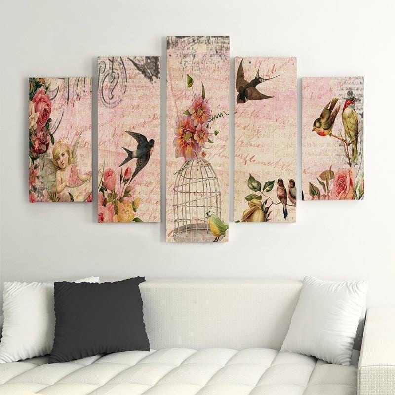 Kanva no 5 daļām - Type A, Card From Paris  Home Trends DECO