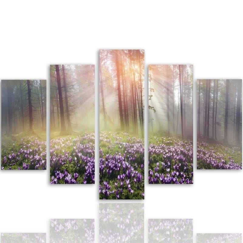 Kanva no 5 daļām - Type A, Clearing Crocuses Home Trends DECO