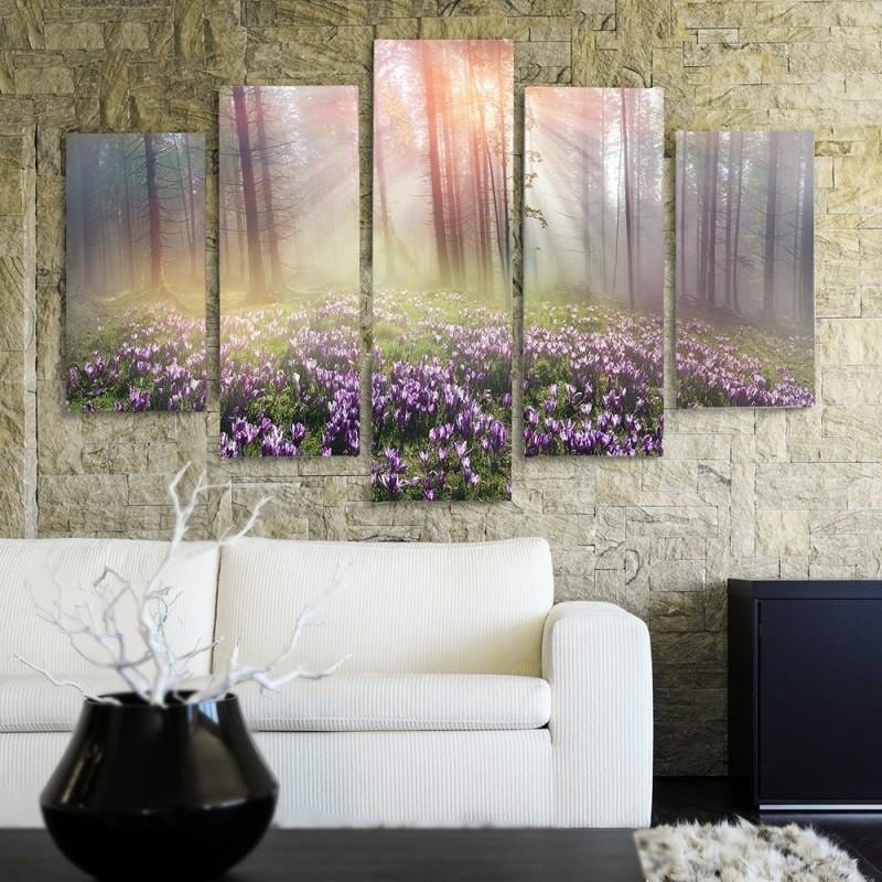 Kanva no 5 daļām - Type A, Clearing Crocuses Home Trends DECO