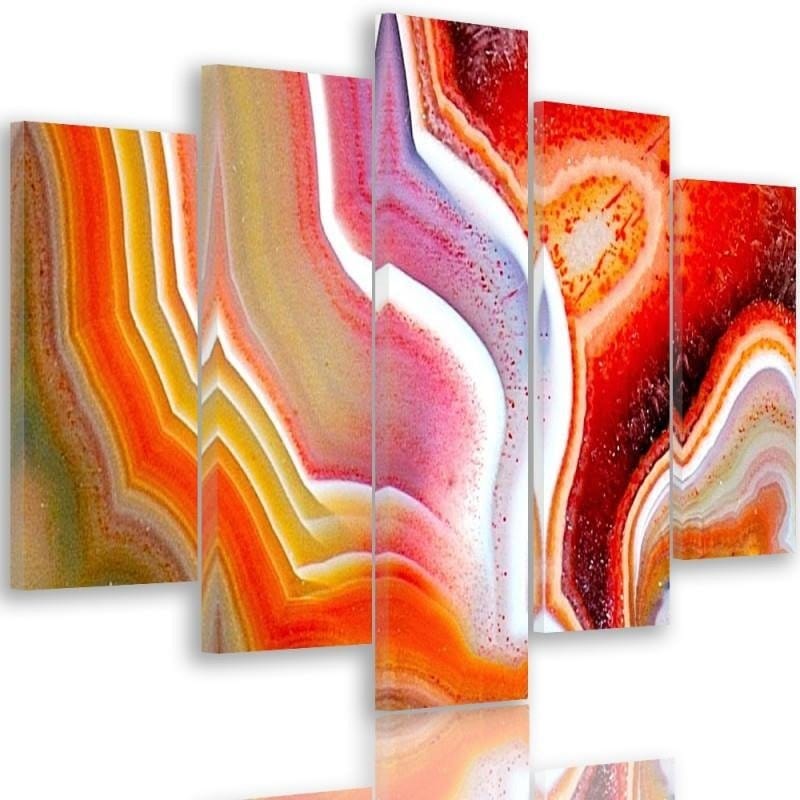 Kanva no 5 daļām - Type A, Color Abstraction 1 Home Trends DECO