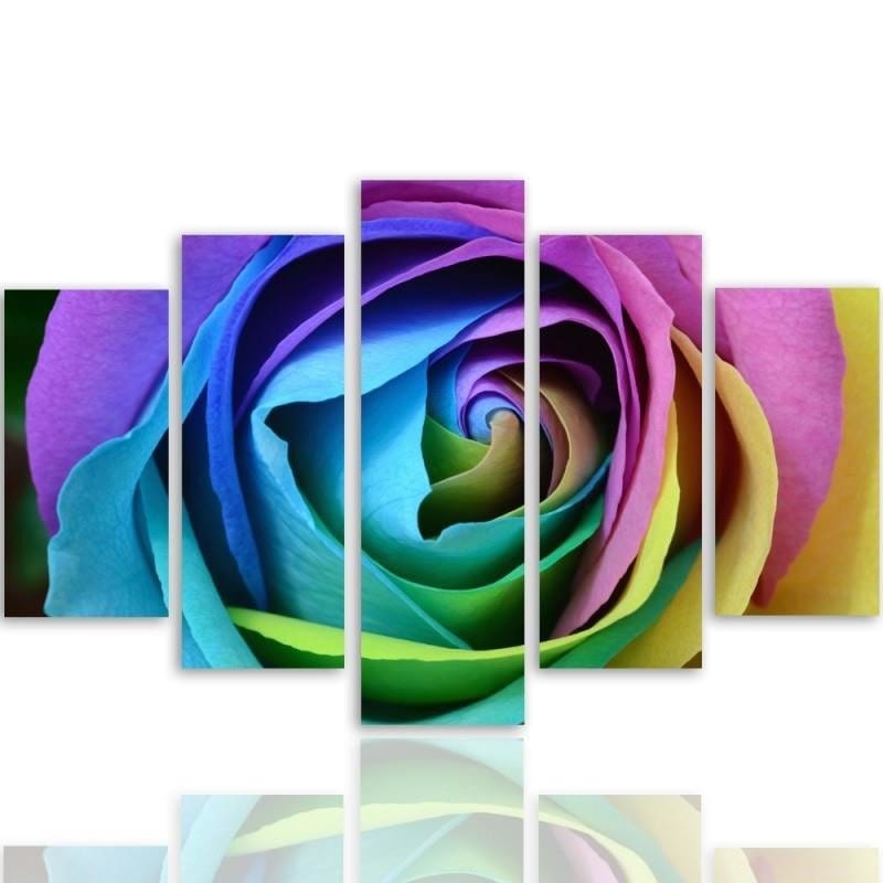 Kanva no 5 daļām - Type A, Colorful Rose Home Trends DECO