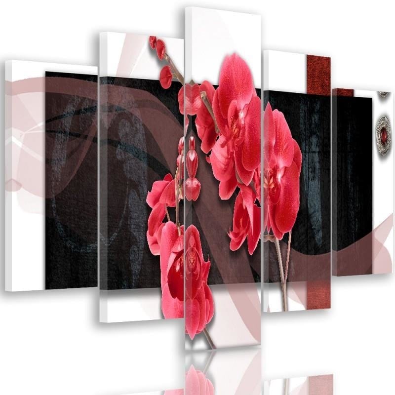 Kanva no 5 daļām - Type A, Composition Orchid Home Trends DECO