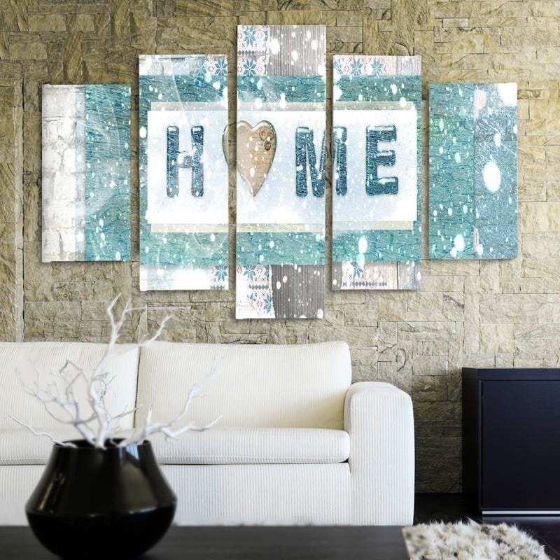 Kanva no 5 daļām - Type A, Composition Winter  Home Trends DECO