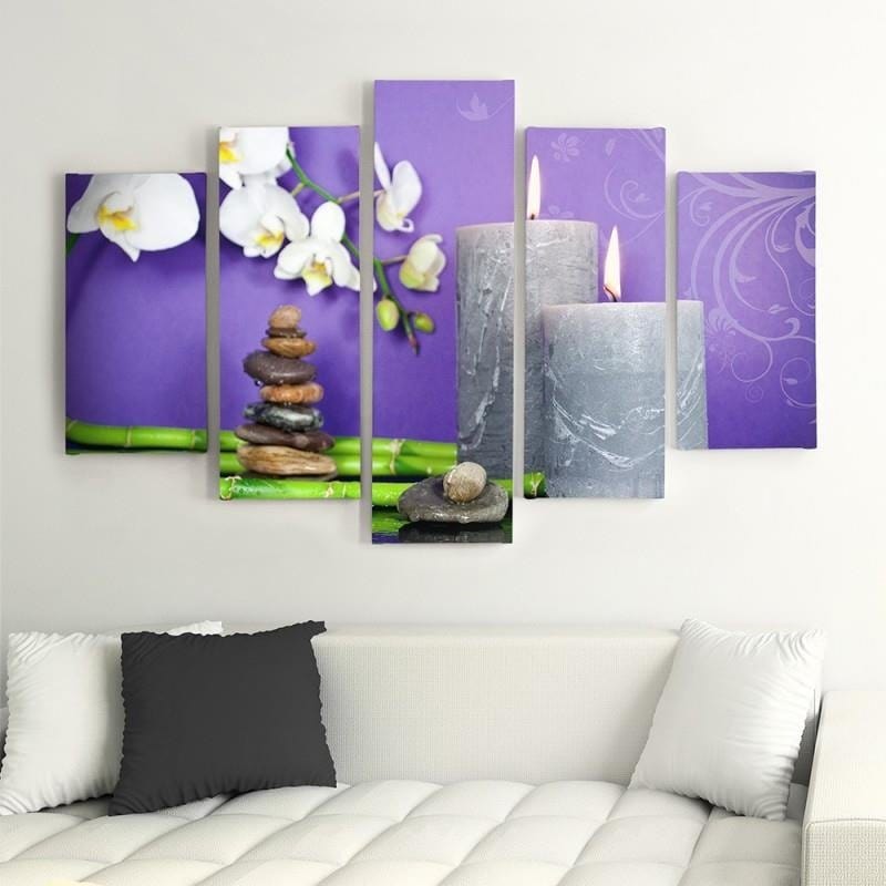 Kanva no 5 daļām - Type A, Composition Zen 7 Home Trends DECO