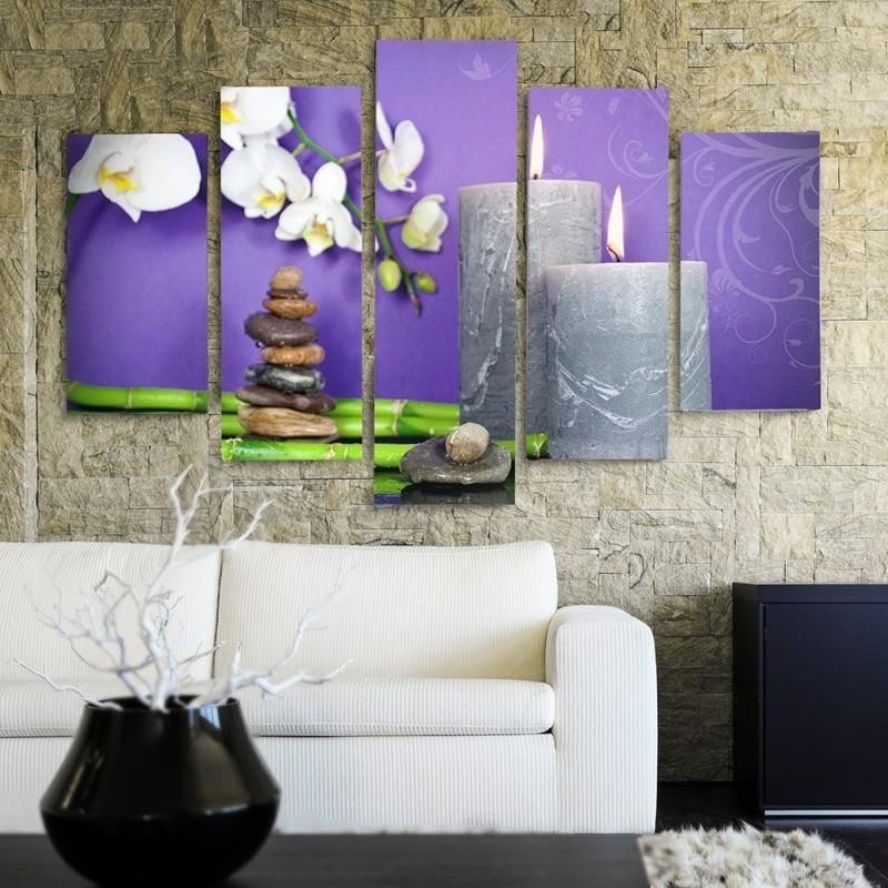 Kanva no 5 daļām - Type A, Composition Zen 7 Home Trends DECO