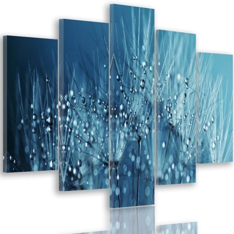 Kanva no 5 daļām - Type A, Dandelion And Dew 2 Home Trends DECO