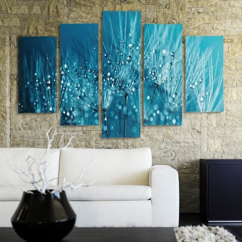 Kanva no 5 daļām - Type A, Dandelion And Dew 2 Home Trends DECO