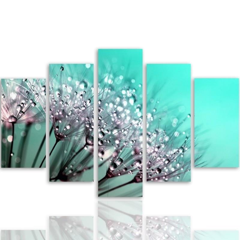 Kanva no 5 daļām - Type A, Dandelion And Dew Home Trends DECO