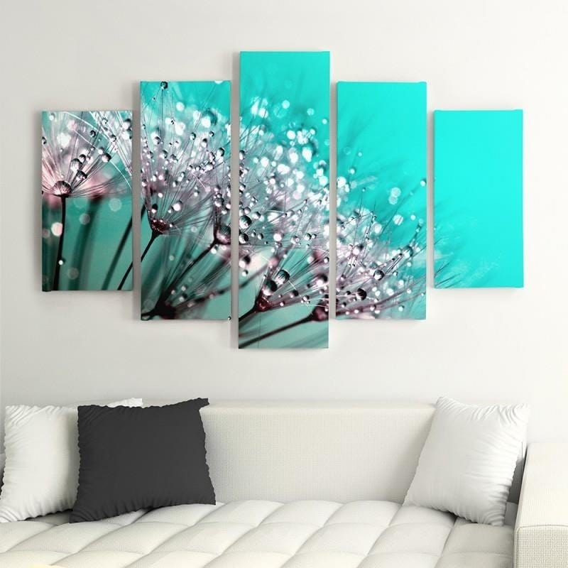 Kanva no 5 daļām - Type A, Dandelion And Dew Home Trends DECO