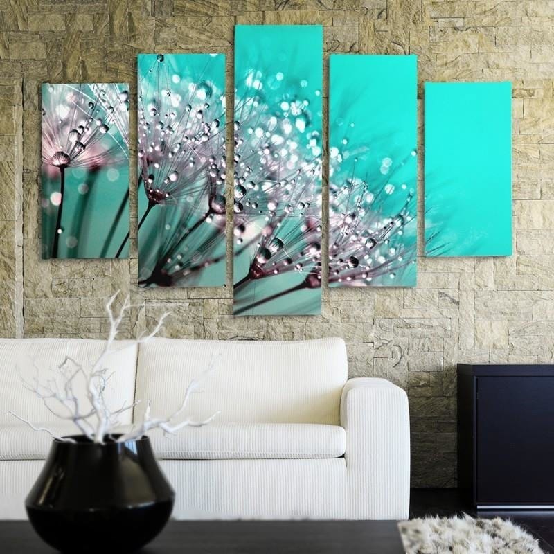 Kanva no 5 daļām - Type A, Dandelion And Dew Home Trends DECO