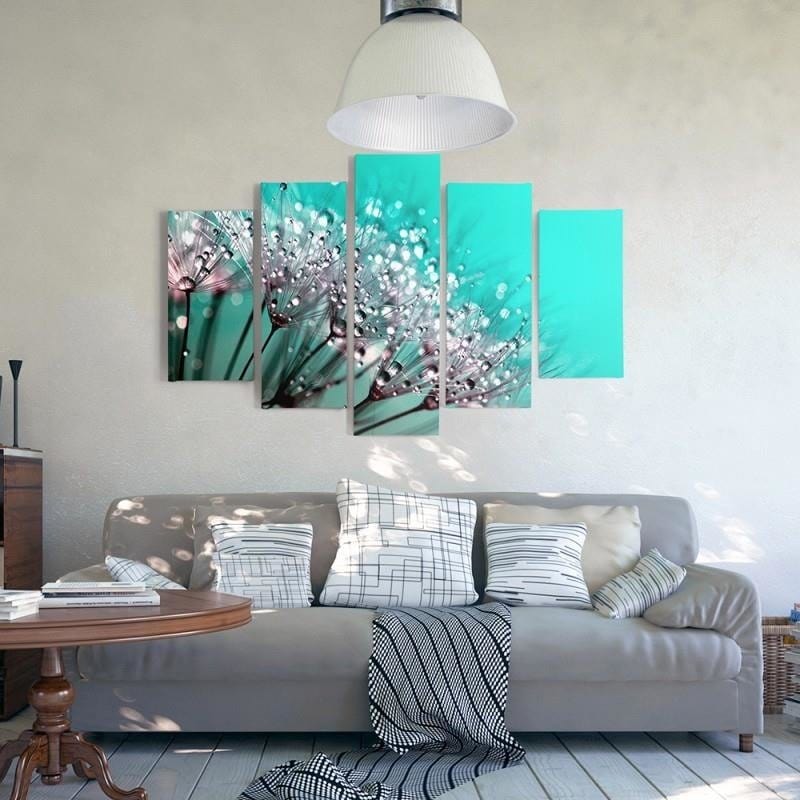 Kanva no 5 daļām - Type A, Dandelion And Dew Home Trends DECO