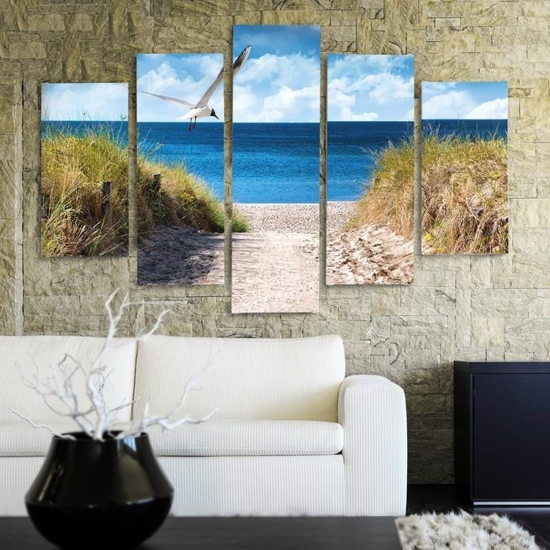Kanva no 5 daļām - Type A, Descent To The Sea Home Trends DECO