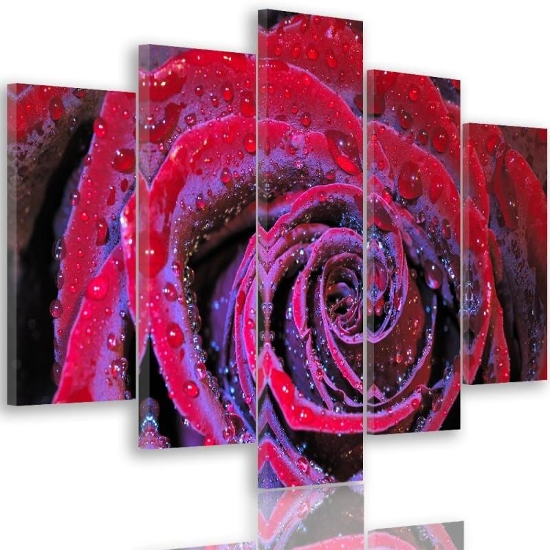 Kanva no 5 daļām - Type A, Dewy Rose Home Trends DECO