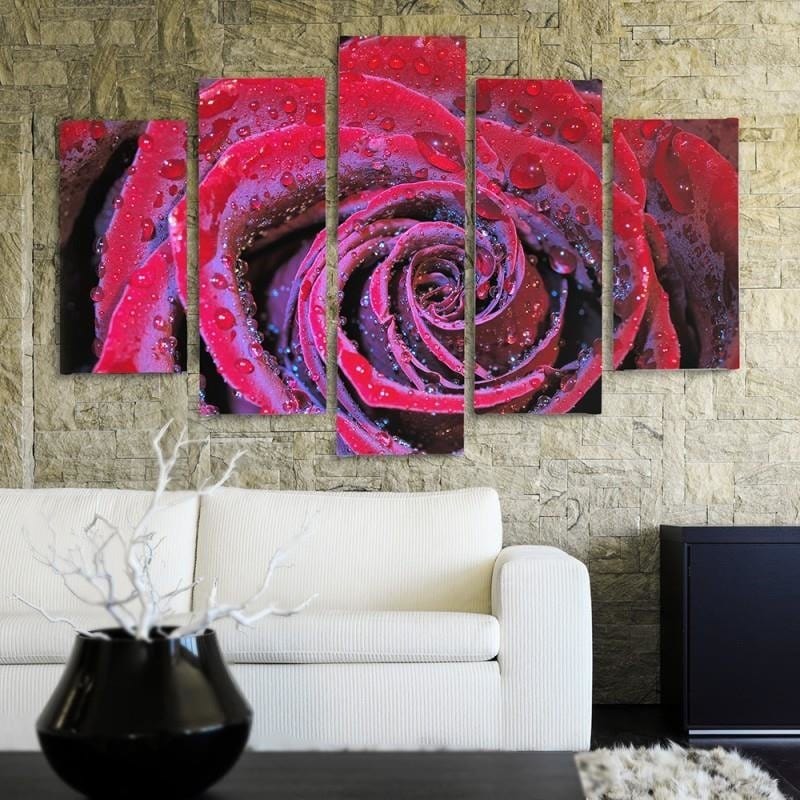 Kanva no 5 daļām - Type A, Dewy Rose Home Trends DECO