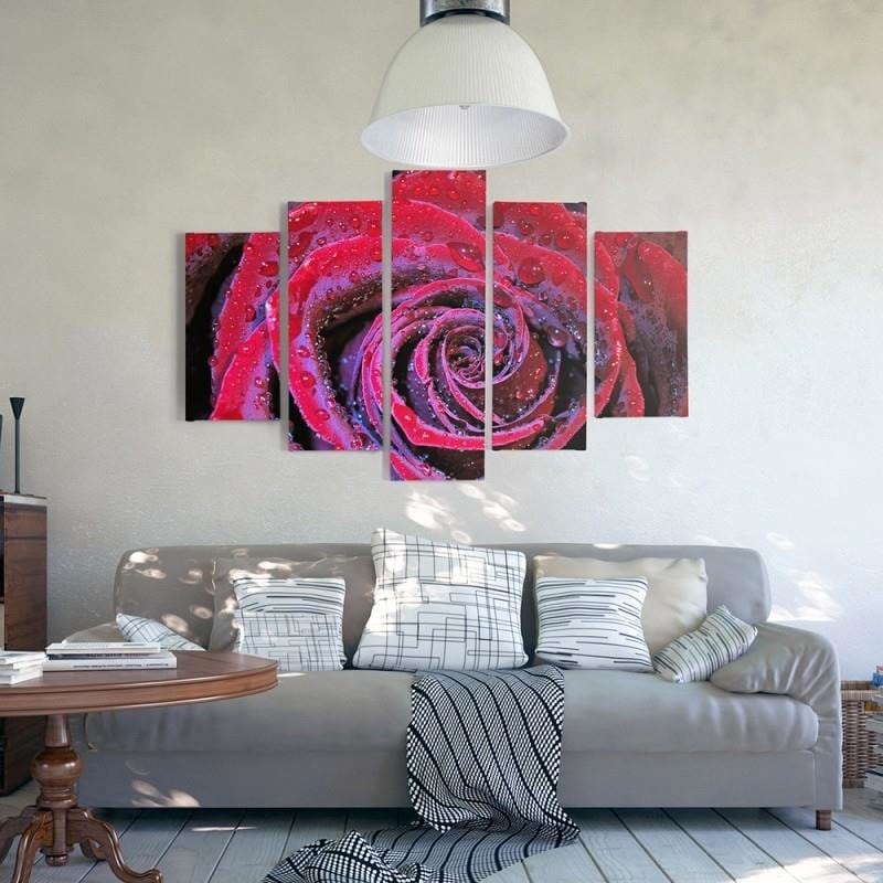 Kanva no 5 daļām - Type A, Dewy Rose Home Trends DECO