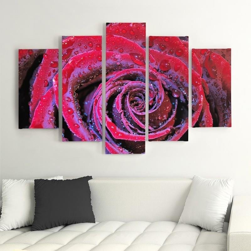 Kanva no 5 daļām - Type A, Dewy Rose Home Trends DECO