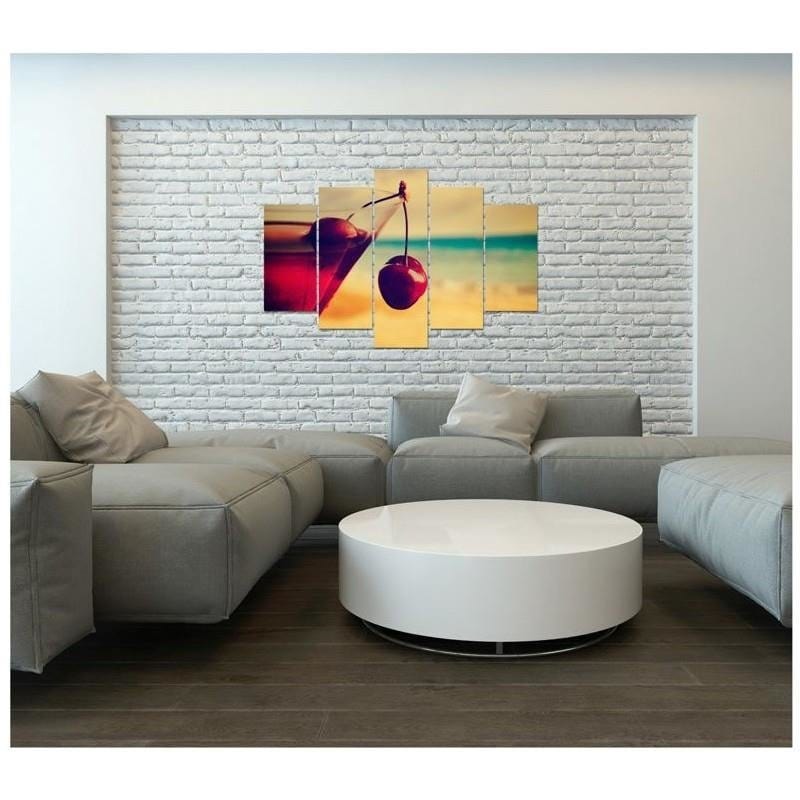 Kanva no 5 daļām - Type A, Drink Cherry Home Trends DECO