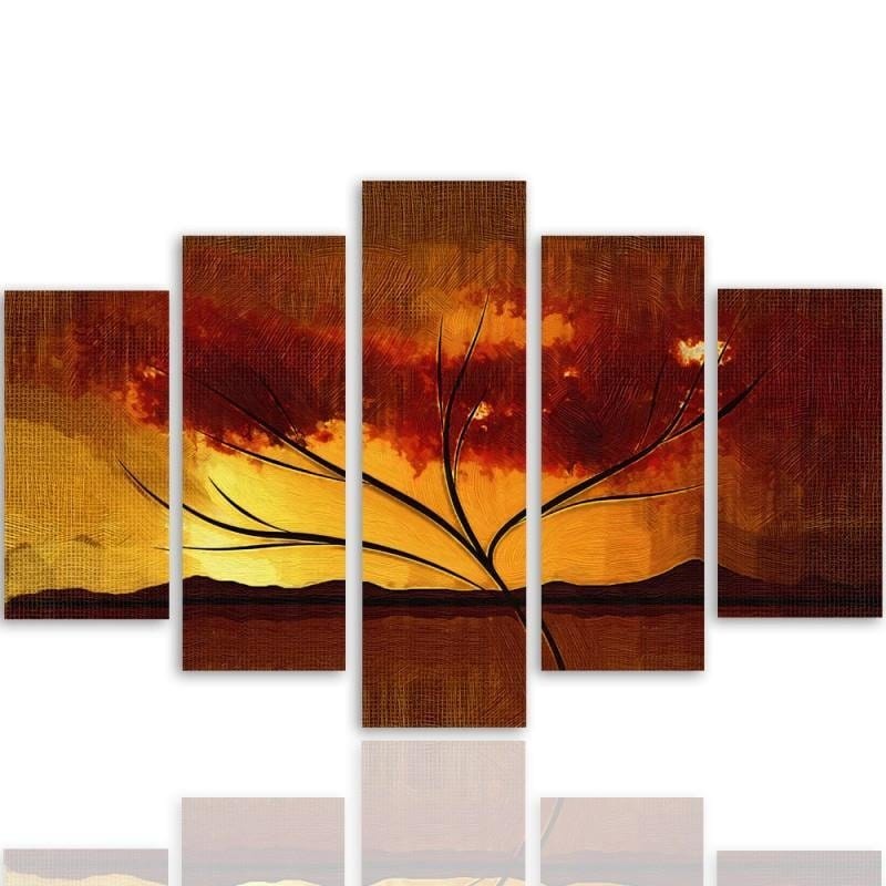 Kanva no 5 daļām - Type A, Dry Tree Home Trends DECO