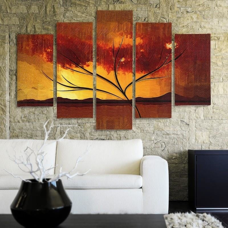 Kanva no 5 daļām - Type A, Dry Tree Home Trends DECO