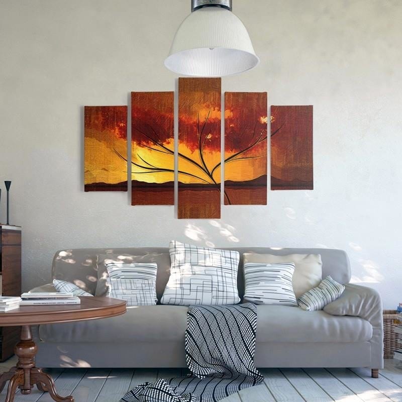 Kanva no 5 daļām - Type A, Dry Tree Home Trends DECO